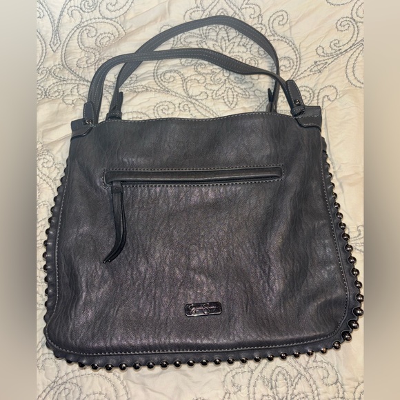 Jessica Simpson charcoal gray purse/shoulder bag, EUC - Picture 4 of 16
